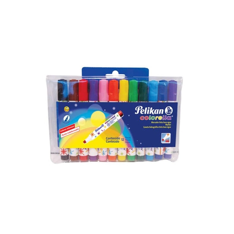 MARCADOR COLORELLA 12PZ-PELIKAN-MARCADORES