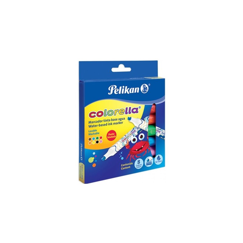 MARCADOR COLORELLA 8 PZ-PELIKAN-MARCADORES