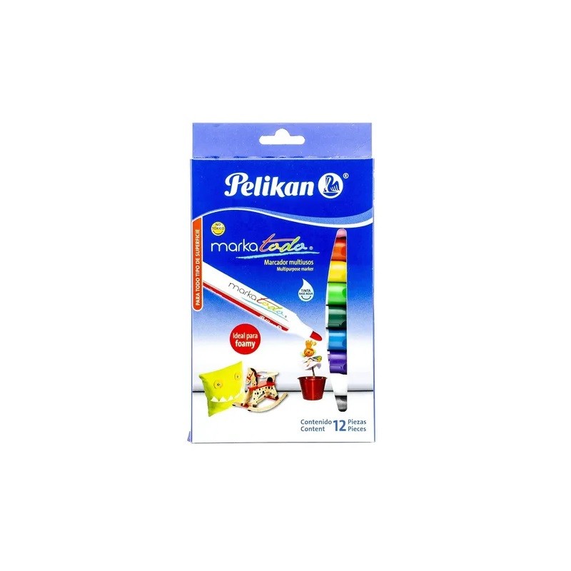 MARCADOR MARKATODO 12PZ-PELIKAN-MARCADORES