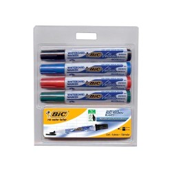 MARCADOR PARA PIZARRON CON BORRADOR 5PZ-BIC-MARCADORES