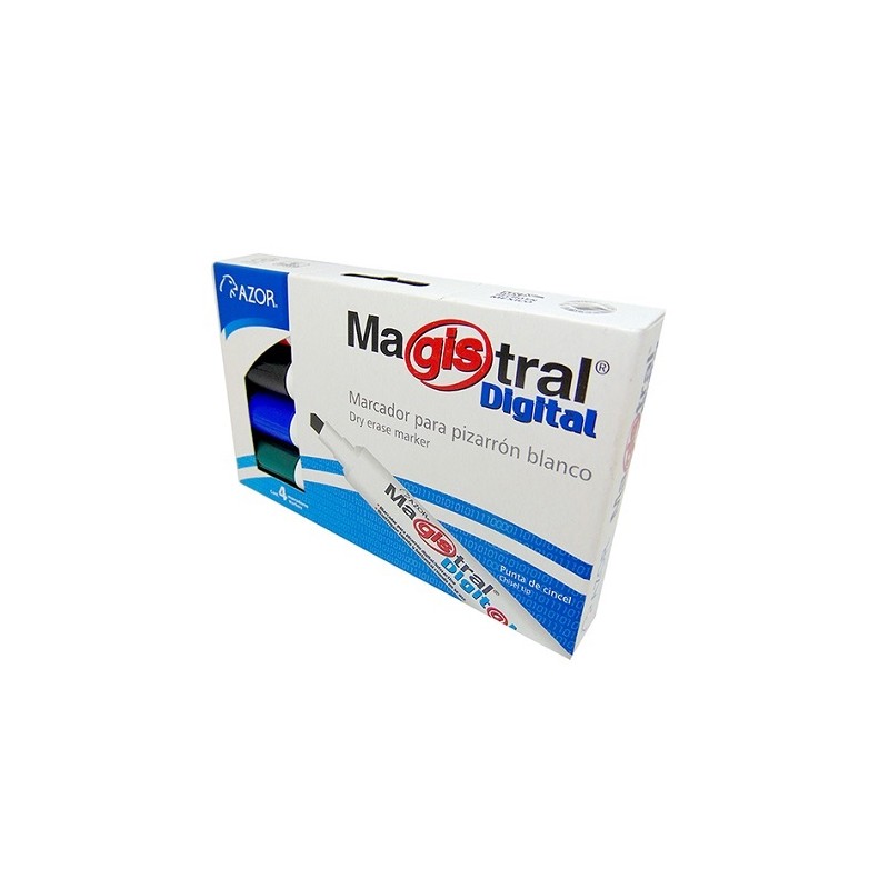 MARCADOR PARA PIZARRON DIGITAL 4PZ-MAGISTRAL-MARCADORES