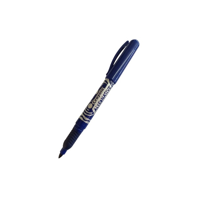 MARCADOR PERMANENTE "ALTERNATIVE" PUNTO FINO 6 PZS -CRAYOLA-MARCADORES
