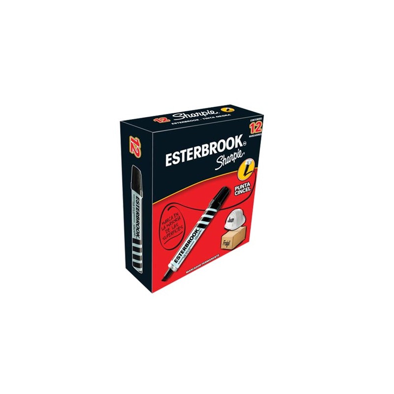 MARCADOR PERMANENTE ESTERBROOK 12PZ-SHARPIE-MARCADORES