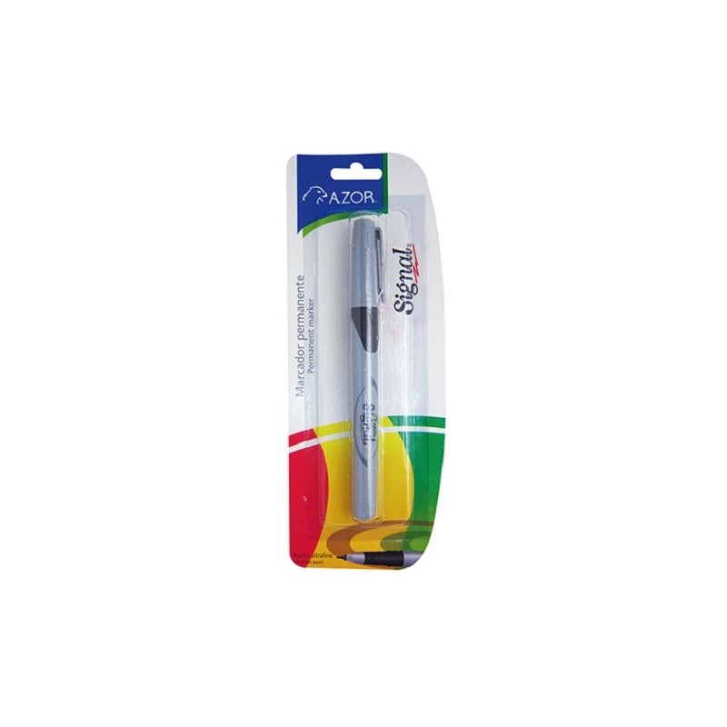 MARCADOR PERMANENTE U.FINO GRIP 1PZ-SIGNAL-MARCADORES