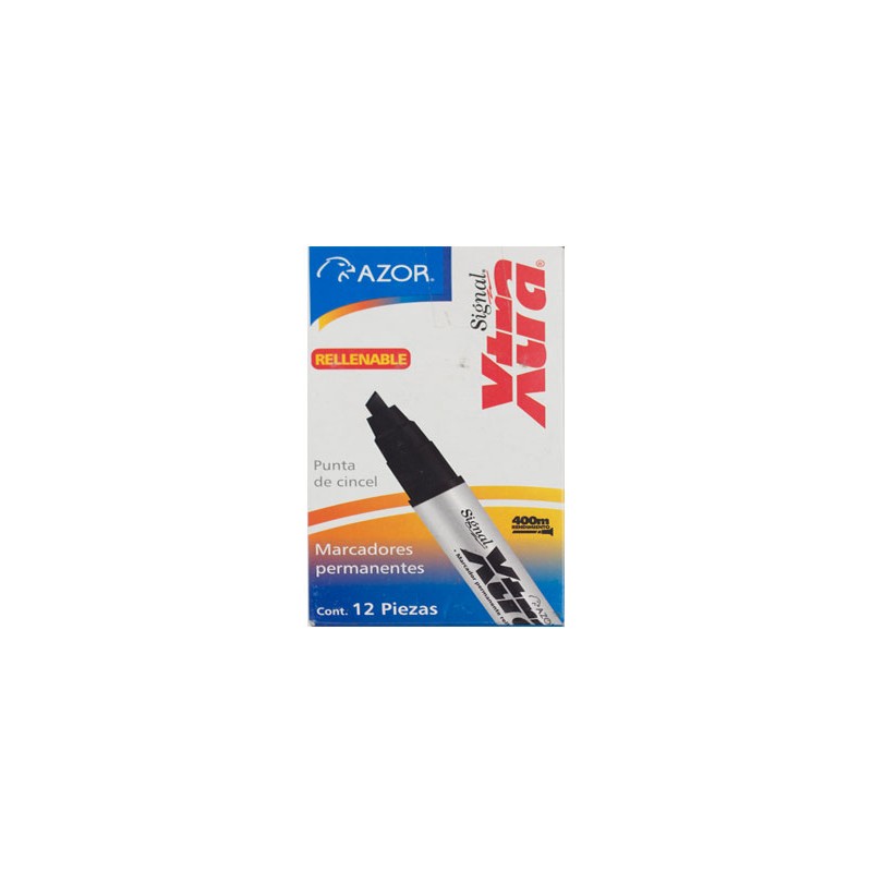 MARCADOR PERMANENTE XTRA NG 12PZ-SIGNAL-MARCADORES