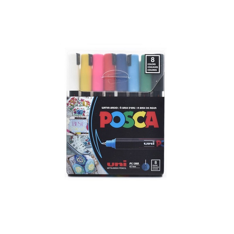 MARCADOR POSCA ULTRAFINO 8PZ-POSCA-MARCADORES