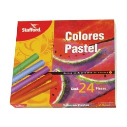 BARRA PASTEL GRANDE SURTIDO 24PZ-STAFFORD-GIS PASTEL