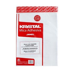 MICA ADHESIVA 25X33CM 5PZ-JANEL-MICA ADHERIBLE