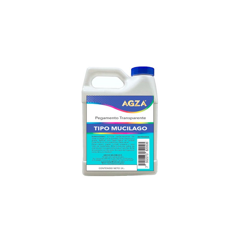 MUCILAGO TRANSPARENTE 1LT-AGZA-SILICON
