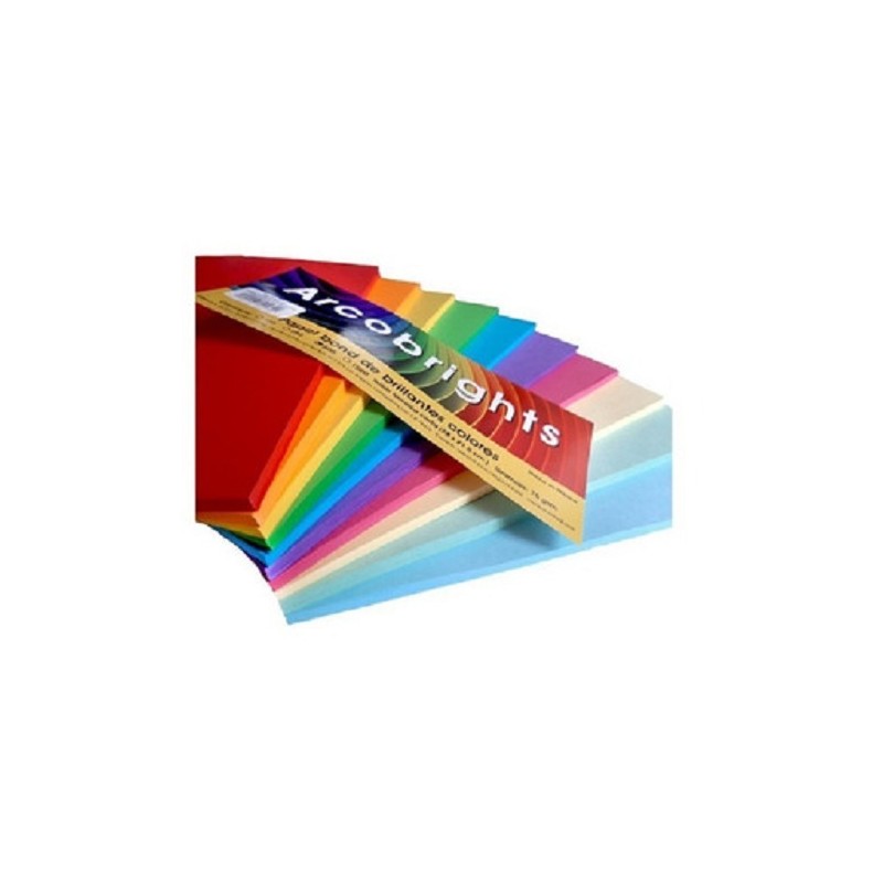 PAPEL ARCOBRIGHT CARTA C/250 HJS-SUPRA-PAPEL MULTIFUNCIONAL