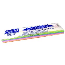PAPEL CREPE COLORES 10PZ SURTIDO-PASCUA-PAPELES CREPE
