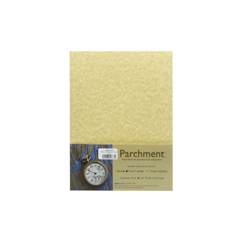 PAPEL PARCHMENT MAGNA CARTA 90GR C/100H-FRASES PABERS-PAPEL MULTIFUNCIONAL