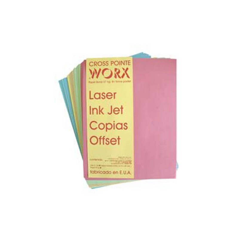 PAPEL WORX CARTA SURTIDO C/100 HJS-SUPRA-PAPEL MULTIFUNCIONAL