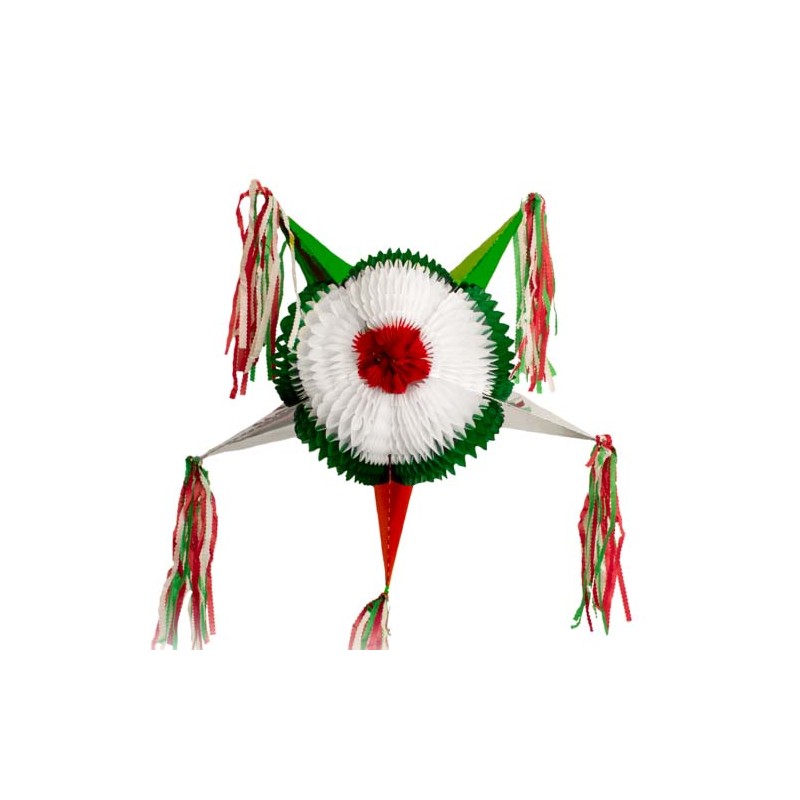 PIÑATA ESTRELLA TRICOLOR-ARTEMEX-ADORNO