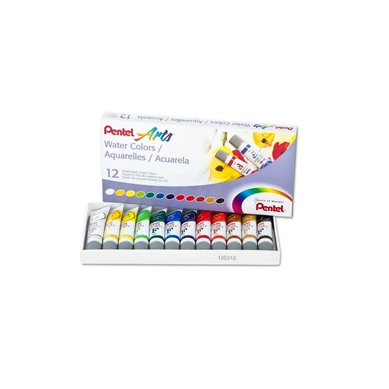 ACUARELA LIQUIDA COLOURS 12PZ -PENTEL-ACUARELA
