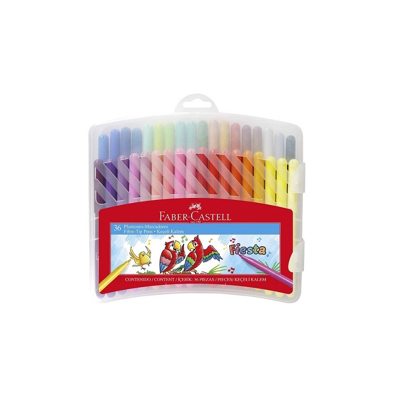 PLUMON FIESTA 45 36PZS-FABER CASTELL-PLUMIN/PLUMONES