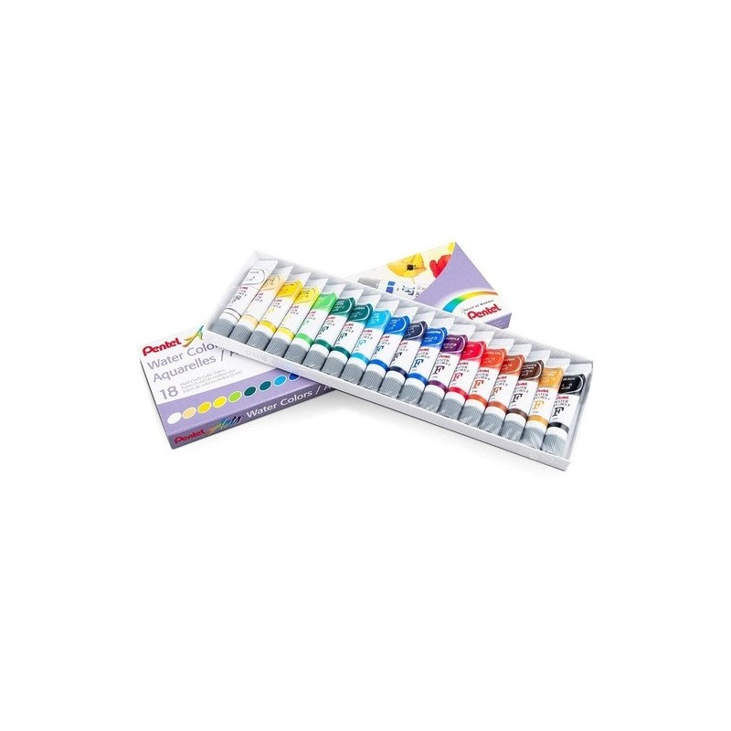 ACUARELA LIQUIDA COLOURS 18PZ -PENTEL-ACUARELA