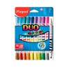 PLUMON AGUA DUO COLOR PEPS 10PZ-MAPED-PLUMIN/PLUMONES