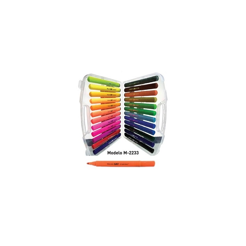 PLUMON AGUA TRIANGULAR SURTIDO 24PZ-SABONIS-MARCADORES