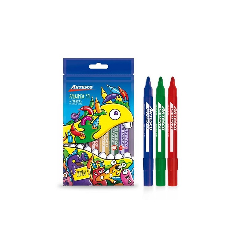 PLUMON LAVABLE PUNTA GRUESA AQUAMAX 47 6PZ-ARTESCO-PLUMIN/PLUMONES