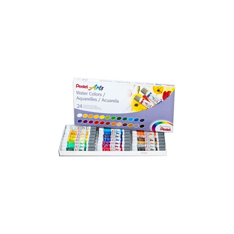 ACUARELA LIQUIDA PENTEL ARTS 24PZS -PENTEL-ACUARELA