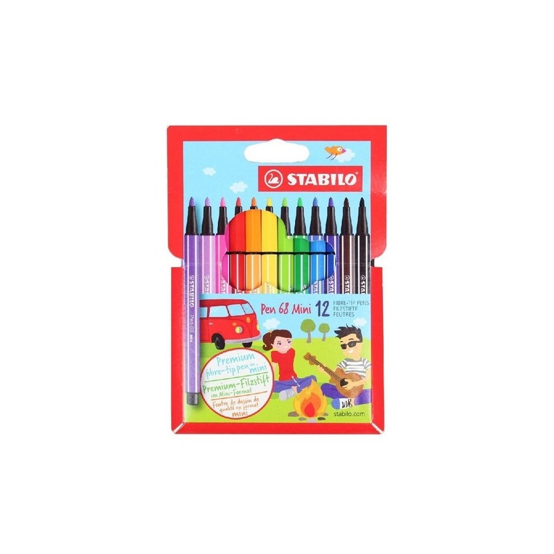 PLUMON MED PEN 68 MINI 12PZ-STABILO-PLUMIN/PLUMONES