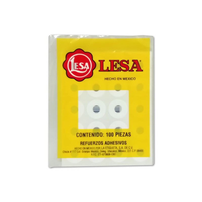 REFUERZO ADHES SUPER RESISTENTE 100PZ-LESA-REFUERZO