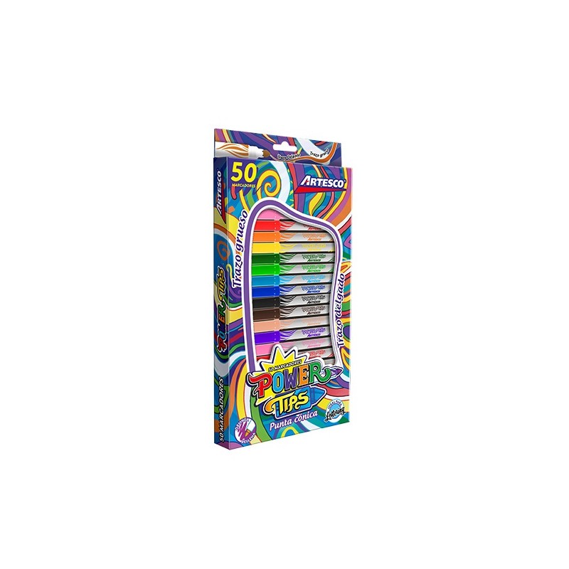 PLUMON POWER TIPS 50PZ-ARTESCO-PLUMIN/PLUMONES
