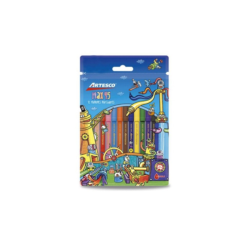 PLUMON PUNTA DELGADA MAX 45 12PZ-ARTESCO-PLUMIN/PLUMONES