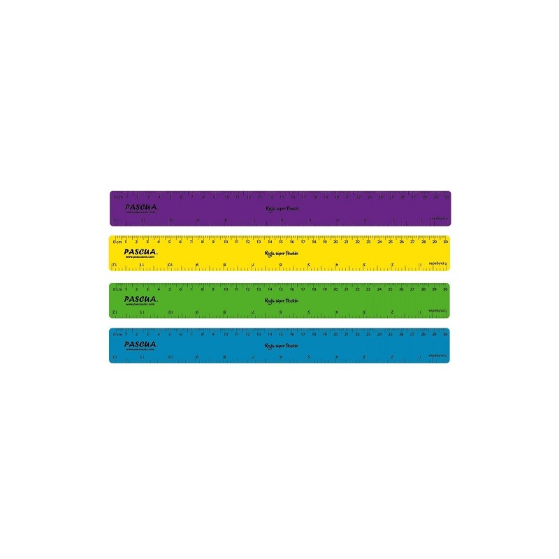 REGLA FLEXIBLE 30CM-PASCUA-REGLA