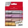 RESALTADOR TEXTILINER METALICO 46 ESTUCHE CON 4 PZAS-TEXTLINER 46-MARCADORES