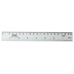 REGLA PLASTICO 20CM-BACO-REGLA