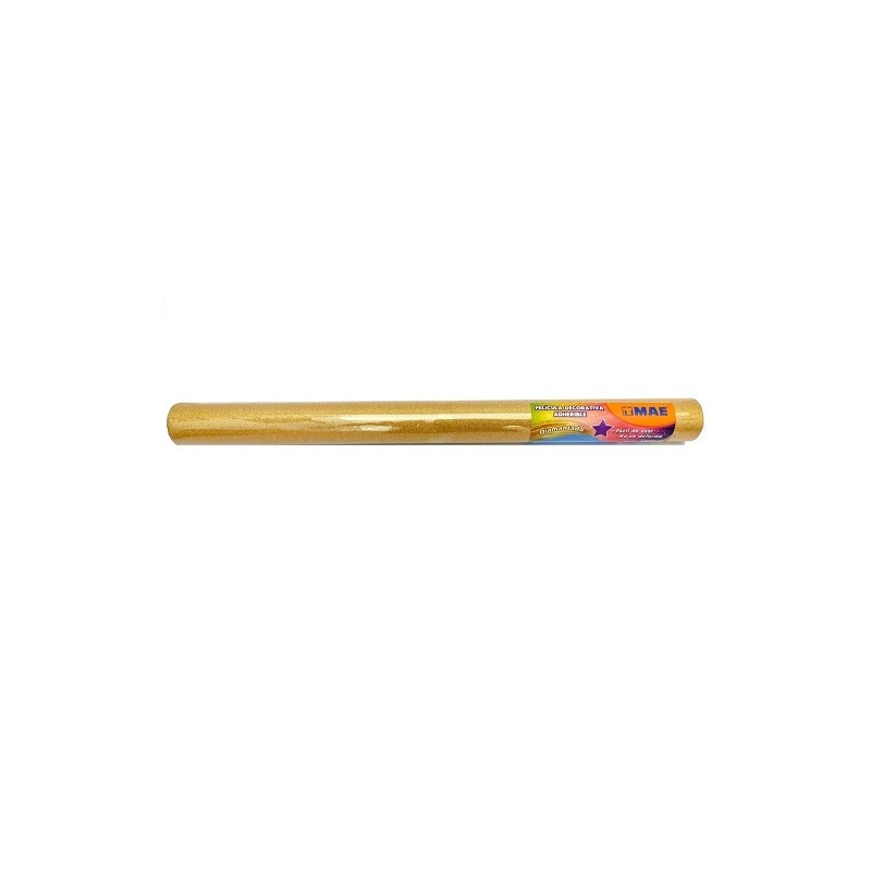 ROLLO DE PELICULA DECORATIVA AUTOADHERIBLE CON GLITER 45CM X 3M-MAE-MICAS ADHERIBLES