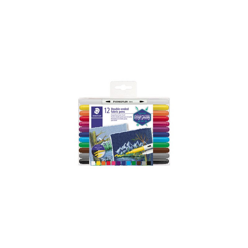 ROTULADOR P/TELA 12PZAS-STAEDTLER-ROTULADOR