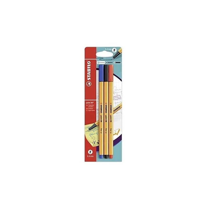 ROTULADOR POINT 88 3PZ-STABILO-ROTULADOR