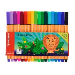 ROTULADOR POINT 88 MINI 18PZ-STABILO-PLUMIN/PLUMONES