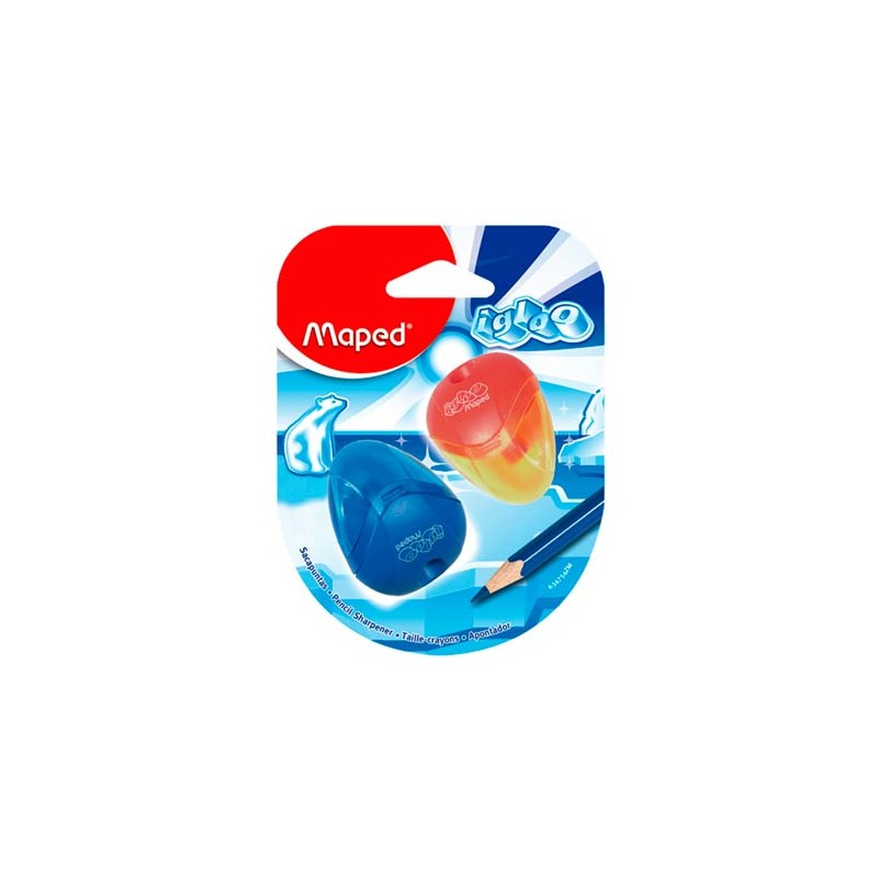 SACAPUNTAS C/DEPOSITO ERGO/IGLOO CH 2PZ-MAPED-SACAPUNTAS MANUAL