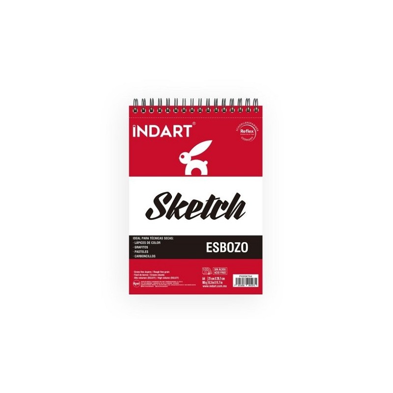 ALBUM PARA SKETCK A4 100H-INDART-BLOCK DE ARTE