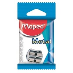 SACAPUNTAS METAL DESIGN 2 ORIFICIOS -MAPED-SACAPUNTAS MANUAL