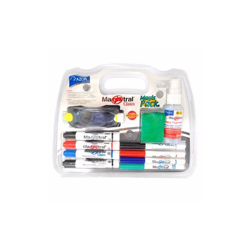 SET PARA PIZARRON MAGISPAK 11PZ-MAGISTRAL-MARCADORES