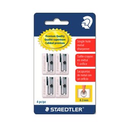 SACAPUNTAS METALICO 4PZ-STAEDTLER-SACAPUNTAS MANUAL
