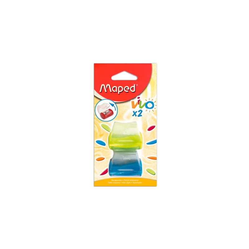 SACAPUNTAS TAPA DOBLE VIVO 2PZ-MAPED-SACAPUNTAS MANUAL