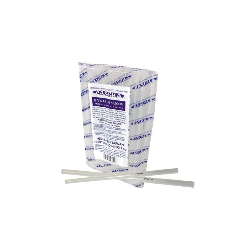 SILICON EN BARRA GRUESO OPACO 1KG-PASCUA-SILICON