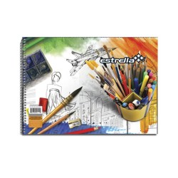 BLOCK DIBUJO 20H-ESTRELLA-BLOCK O CUADERNOS