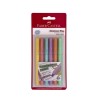 TEXTLINER PLUS SUPER PASTEL 6PZS-FABER CASTELL-RESALTADOR
