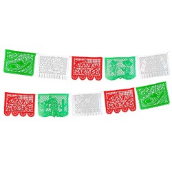 TIRA DE PAPEL PICADO 1/2 FIESTAS PATRIAS 5.5M-ARTEMEX-ADORNO