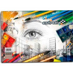 BLOCK DIBUJO 30H-ESTRELLA-BLOCK O CUADERNOS