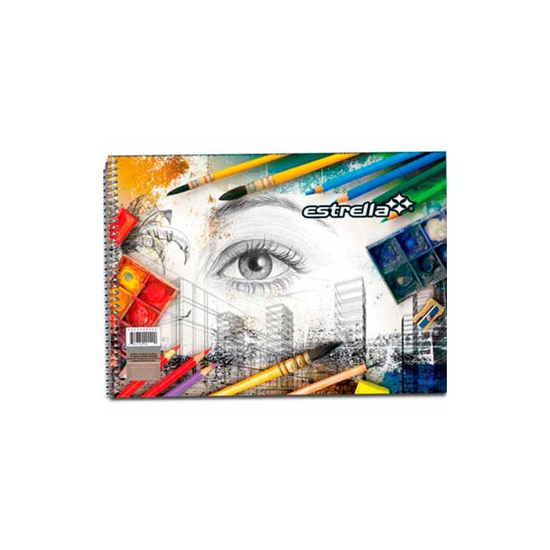 BLOCK DIBUJO 30H-ESTRELLA-BLOCK O CUADERNOS