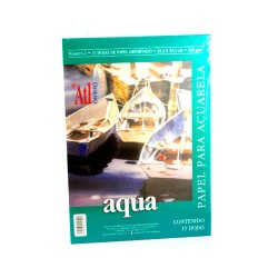 BLOCK AQUA #2 160GR 24.5X34.5CM 15H -RODIN-BLOCK O CUADERNOS