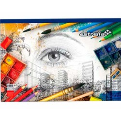 BLOCK DE DIBUJO CONSTRUCTIVO GRANDE 20H-ESTRELLA-BLOCK O CUADERNOS